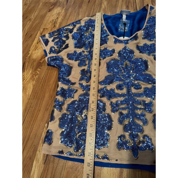 NWT Tracy Reese for Neiman Marcus + Target Designer Collaboration Sequin Top - Picture 6 of 11